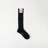 Wool wide ribbed high socks 詳細画像