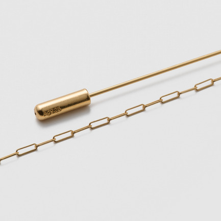 Sewing Chain brooch 詳細画像 ゴールド系 1