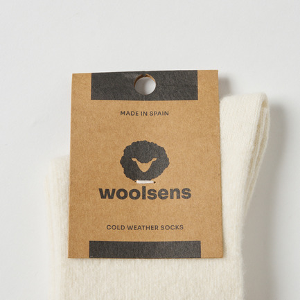 WOOL TWO LINE SOCKS 詳細画像 アイボリー 2