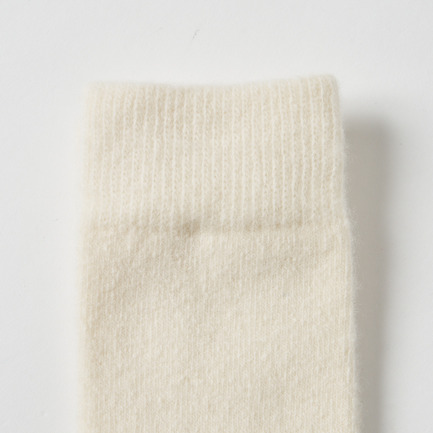 WOOL TWO LINE SOCKS 詳細画像 アイボリー 3