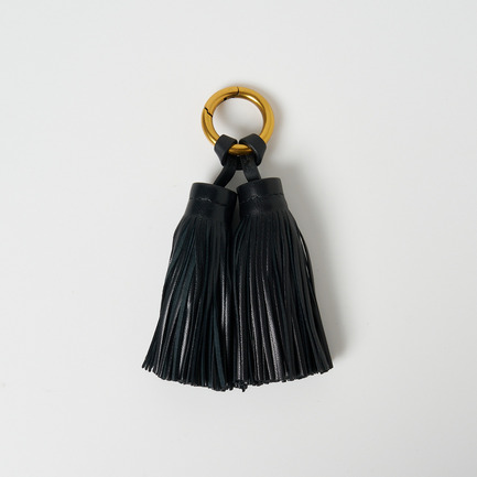 DOUBLE TASSEL CHARM 詳細画像 ブラック 1