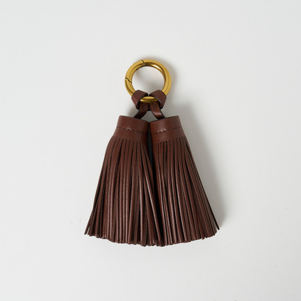 DOUBLE TASSEL CHARM 詳細画像 ブラウン 1