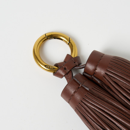 DOUBLE TASSEL CHARM 詳細画像 ブラウン 2