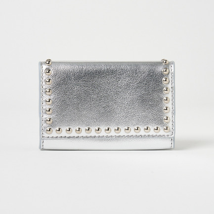 FOLD WALLET WITH STUDS 詳細画像 シルバー 1
