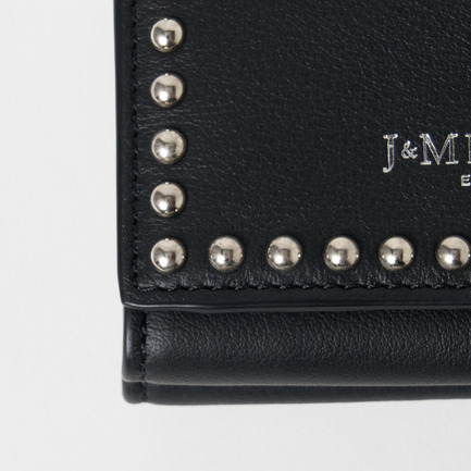 FOLD WALLET WITH STUDS 詳細画像 ブラック 4