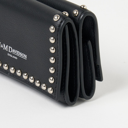 FOLD WALLET WITH STUDS 詳細画像 ブラック 5