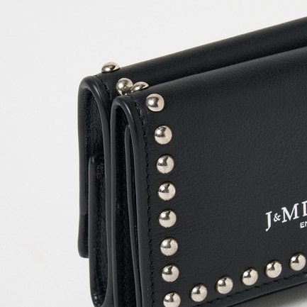 FOLD WALLET WITH STUDS 詳細画像 ブラック 6