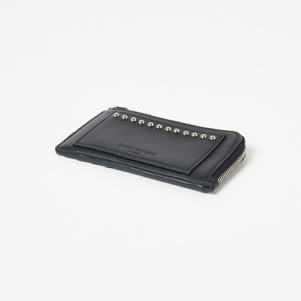 ZIP CARD HOLDER WITH STUDS 詳細画像 ブラック 2