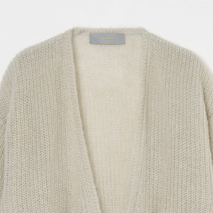 Mohair cardigan 詳細画像 ライトグレー 2