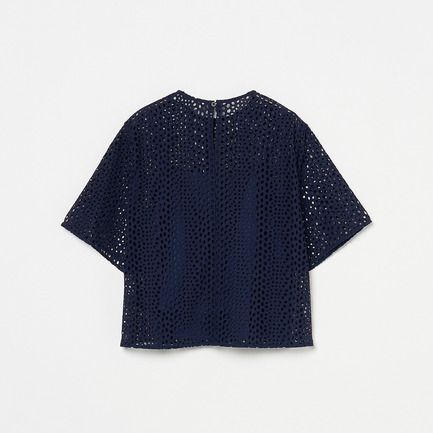 Eyelet lace top 詳細画像 ネイビー 1