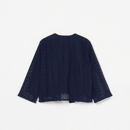 Eyelet lace jacket 詳細画像 ネイビー 1