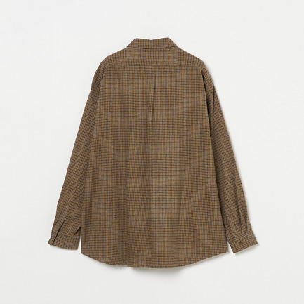 SHAGGY COTTON  CHECK SHIRT 詳細画像 ブラウン系 1