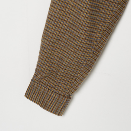 SHAGGY COTTON  CHECK SHIRT 詳細画像 ブラウン系 3