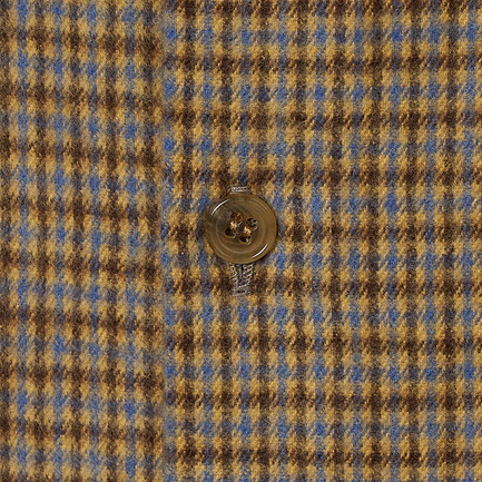 SHAGGY COTTON  CHECK SHIRT 詳細画像 ブラウン系 5
