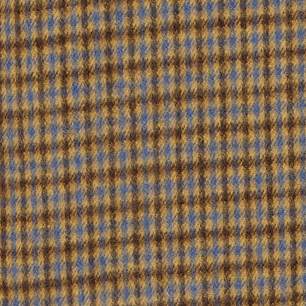 SHAGGY COTTON  CHECK SHIRT 詳細画像 ブラウン系 7