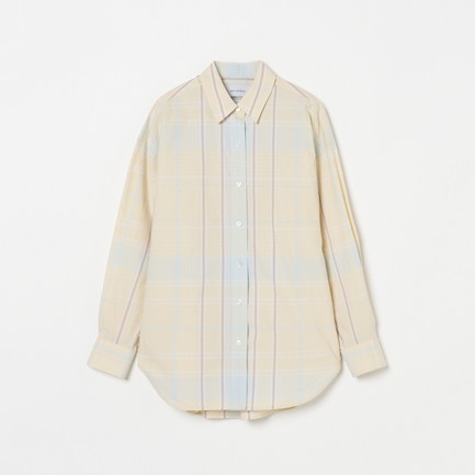 the EDITOR SHIRT (PALE PLAID)